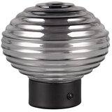 Tri O Crna/siva LED stolna lampa s mogućnosti zatamnjivanja sa staklenim sjenilom (visina 14,5 cm) Earl – Cijene