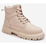 Kesi Women's insulated boots with zipper Beige Gremiva | Shoptok.si
