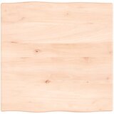 Stolna ploča 60x60x2 cm netretirana hrastovina sa živim rubom | Eponuda.com