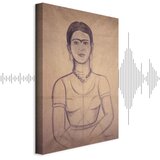  Slika - Frida Kahlo – Self-Portrait 1929 (charcoal drawing) 20x30 Akustična | shoptok.hr