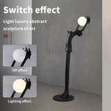  Immax 08812XL - Stojeća lampa SILUETTE 1xE27/25W/230V 210 cm Human Girl | Eponuda.com