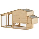  Kavez za kokoši od masivne borovine 178 x 67 x 92 cm | Shoptok.si