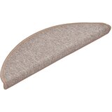  Prostirke za stepenice 10 kom 56x17x3 cm svijetlosmeđe poluokrugle | shoptok.hr