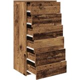 vidaXL Komoda sa 6 ladica staro drvo 50x34x96 cm konstruirano drvo | shoptok.hr