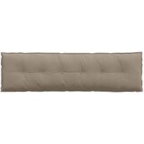  Jastuk za leđa Sivo-smeđa 180 x 50 cm Mikrofiber tkanina | shoptok.hr