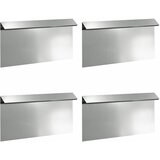  Ograda protiv puževa 4 pcs Srebrno 50 x 3,5 x 25 cm | Eponuda.com