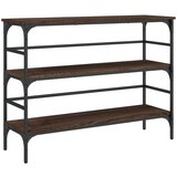 Maison Chic konzolna miza - miza ob steni rjav hrast 100x32x75 cm inženirski les, (21785821) Cene