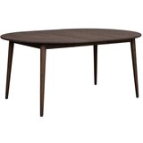 Rowico Temno rjava okrogla raztegljiva jedilna miza iz masivnega hrasta ø 120 cm Tyler – | Shoptok.si