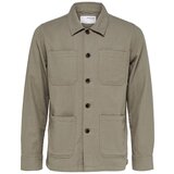 Selected Srajce z dolgimi rokavi Brody Linen Shirt - Vetiver Zelena Cene
