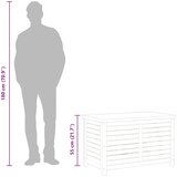  Vrtna kutija za pohranu 90x48x55cm od masivnog drva eukaliptusa | shoptok.hr