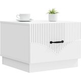  Kava Stol s ladicama Bijela visokog sjaja 49 x 50 x 37 cm | shoptok.hr
