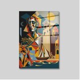 Wallity CAM3691 - 5070 multicolor decorative tempered glass painting | Eponuda.com