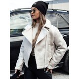 DStreet Kurtka damska SOFTSTILL zamszowa z kożuszkiem kamelowa | Shoptok.si