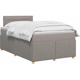  Boxspring krevet s madracem Sivosmeđa 120 x 200 cm Tkanina - Sivosmeđa 120 x 200 cm Dizajn linija | shoptok.hr