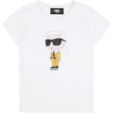 Karl Lagerfeld Majice s kratkimi rokavi - Bela | Shoptok.si