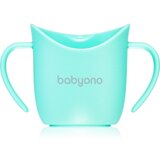 BabyOno Be Active Ergonomic Training Cup šalica za učenje pijenja s ručkama Mint 6 m+ 120 ml | shoptok.hr