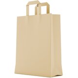  Okrasne vrečke natron 32x43x15cm ravni ročaj pk50 dolge rjave Cijene