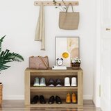  Stalak za cipele boja hrasta 75 x 35 x 45 cm konstruirano drvo | shoptok.hr