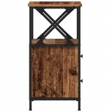  Noćni ormarići 2 kom Staro drvo 34x35,5x70 cm Konstruirano drvo | shoptok.hr
