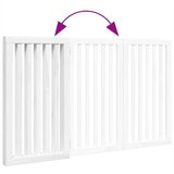 vidaXL Vrata za pse s 3 panela sklopiva bijela 150 cm od drva topole | shoptok.hr