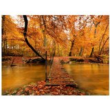  Tapeta - Autumn bridge 200x154 | shoptok.hr