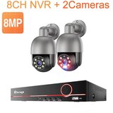 Oem Varnostni sistem kamer, Ultra HD 5MP/8MP, 8-kanalni NVR -8CH NVR 2 Kamera 8MP -Brez vgrajenega HDD, (5000137667) | Shoptok.si