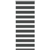 vidaXL Zavjesa zebra crna 65x100 cm širina tkanine 60,9 cm poliester Cijene
