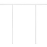  Ročno zložljiva tenda z LED lučmi 3x2,5 m krem | Shoptok.si