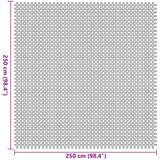  Teppi za šator Antracit 250 x 250 cm Poliester | shoptok.hr