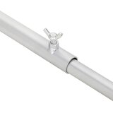  Kuka za platna za prikolice 3 pcs Srebrno 130-210 cm Aluminij | shoptok.hr