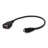  (81889) kabl Micro USB (muški) na USB (ženski) 0,3m crni Cene