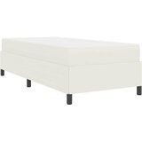  Krevetna konstrukcija s madracem Krema 90 x 200 cm tkanina | shoptok.hr
