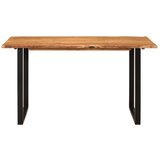  Blagovaonski stol od masivnog bagremovog drva 140 x 70 x 76 cm | shoptok.hr
