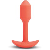 b-Vibe Vibracijski analni čep - Snug Plug 1 S, oranžen Cene