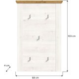 MID.YOU Garderobni Panel Verona, Barva Macesna | Shoptok.si