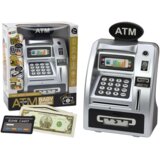Atm Piggy Bank For Children Learning To Save Silver Black | Shoptok.si