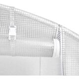  Rastlinjak z jeklenim okvirjem bel 18 m² 6x3x2 m | Shoptok.si