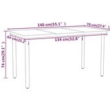  5-dijelni vrtni blagovaonski set crni | shoptok.hr