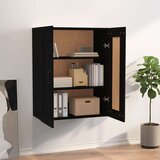Viseći zidni ormarić crni 69 5 x 32 5 x 90 cm | shoptok.hr