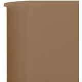  Vjetrobran s 3 panela od tkanine 400 x 160 cm smeđe-sivi | Eponuda.ba