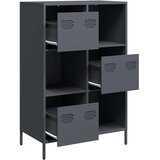 vidaXL Visoka omara antracit 68x39x103,5 cm jeklo | Shoptok.si