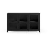 Marckeric Crna vitrina od masivnog bora 142x80x40 cm Alessandra – | shoptok.hr