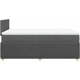  Krevet s oprugama i madracem tamnosivi 120 x 200 cm od tkanine | shoptok.hr