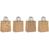  Vrećice ukrasne 18x23x10 cm Kraft Interdruk sort | shoptok.hr