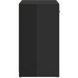 vidaXL klupa za cipele visoki sjaj crna 94,5 x 31 x 57 cm od iverice | shoptok.hr