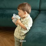 Baboo Cup with Silicone Spout čašica s ručkama Peachy Keen 6m+ 260 ml | shoptok.hr