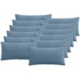  Presvlaka za jastuk 12 pcs ALMELO Plava 40 x 80 cm Kord | shoptok.hr