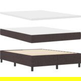  Box Spring postelja z vzmetnico temno rjava 140x200 cm tkanina, (22052101) | Shoptok.si