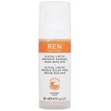 REN Clean Skincare Radiance Glycolic Lactic Radiance Renewal Mask With AHA maska za obraz 50 ml za ženske