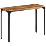  Konzolni stol smeđi 110x35x76cm od masivno drvo manga i željezo | Eponuda.ba